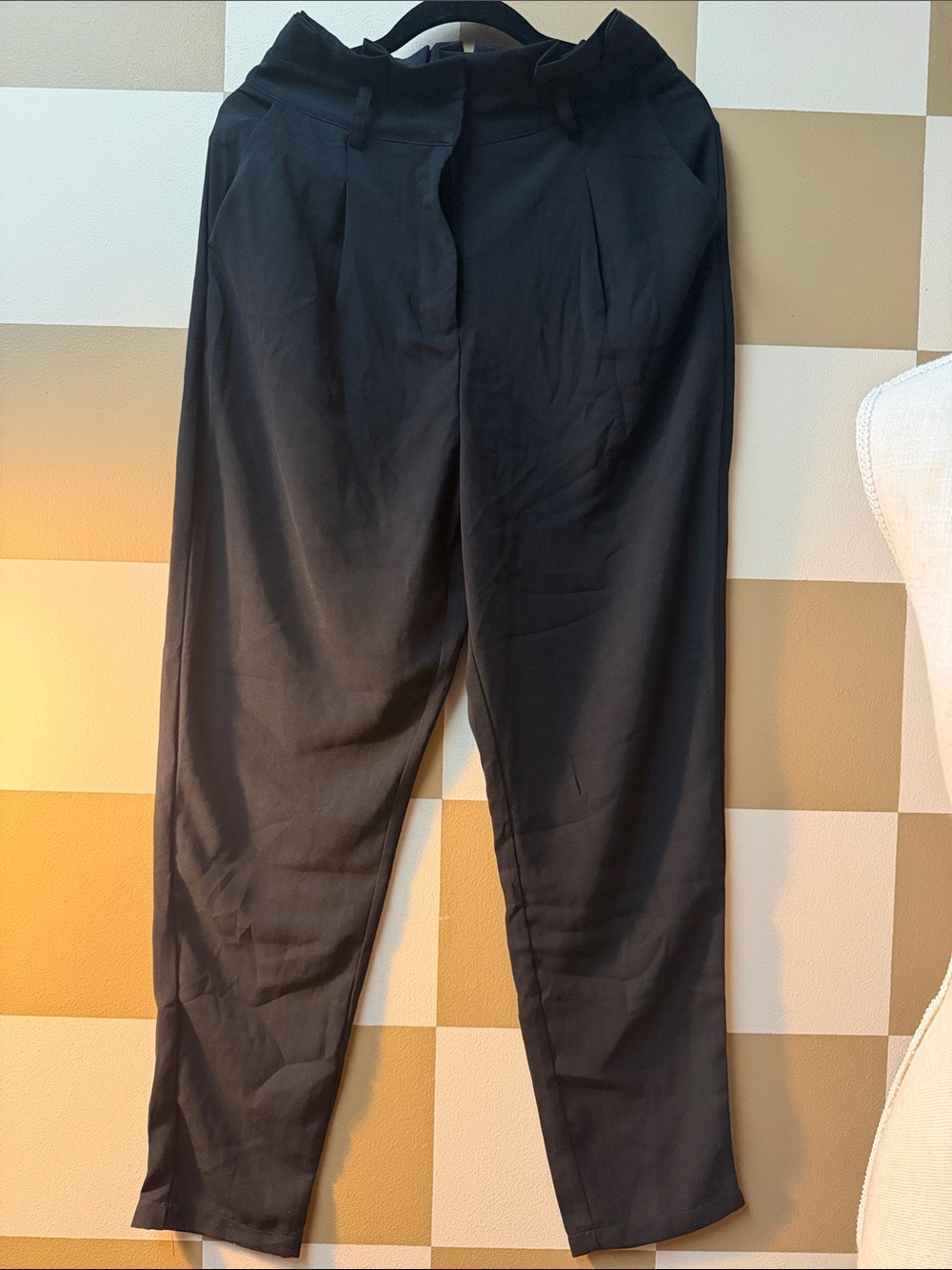 Andree Black Women's Pleated Trousers